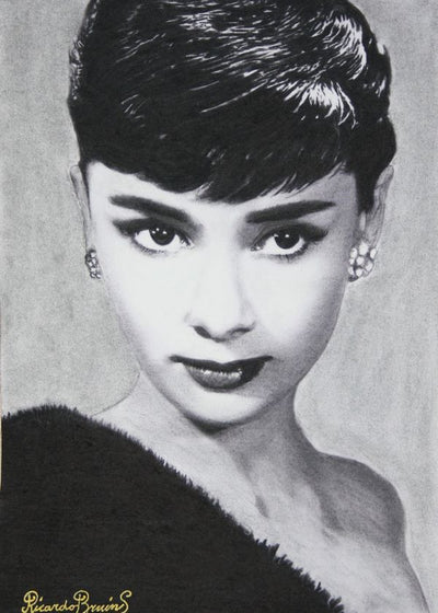 Audrey Hepburn ilustracija Default Title