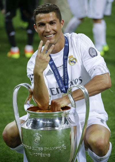 Christiano Ronaldo i trofej Default Title