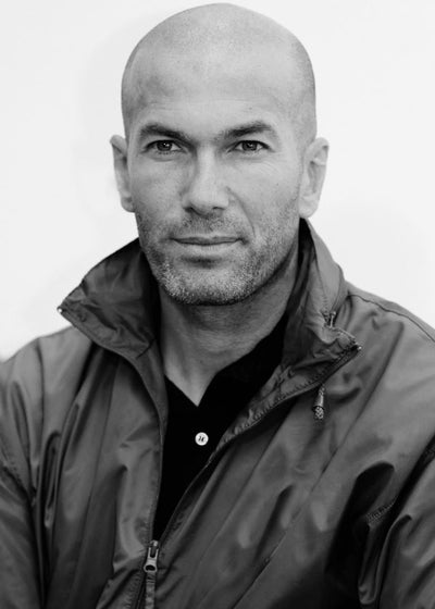 Zinedine Zidane crno bela Default Title