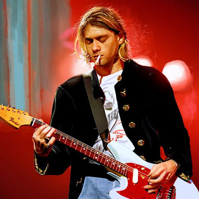 Kurt Cobain sa gitarom Default Title