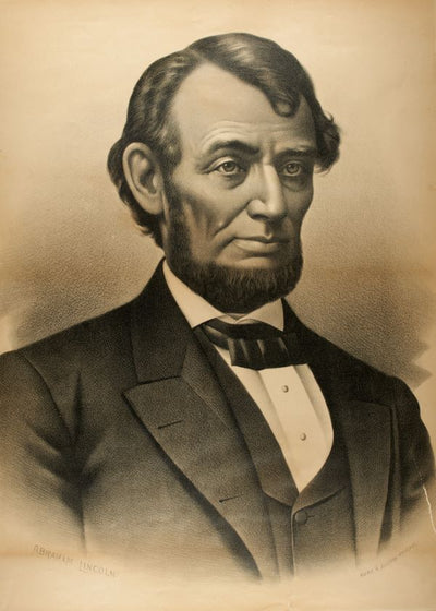 Abraham Lincoln portret Default Title