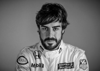 Fernando Alonso crno bela slika Default Title