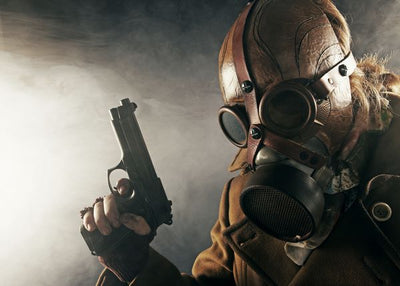 Gas maske i pistolj Default Title