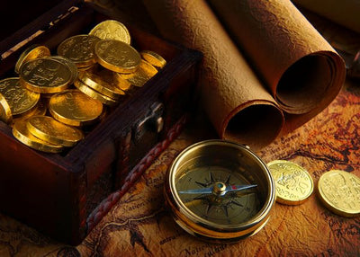 Kompas zlatnici i mapa Default Title