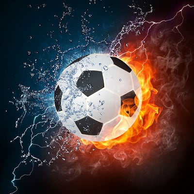 Predmeti u plamenu i fudbalska lopta Default Title