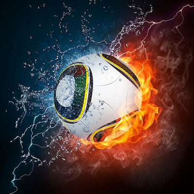 Predmeti u plamenu i lopta za fudbal Default Title