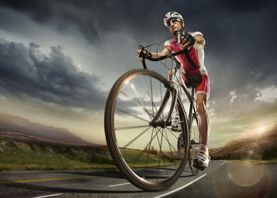 Biciklizam fotografije tamni oblaci Default Title