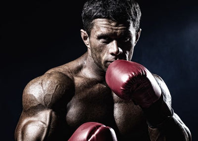 Boks fotografija i misicav covek Default Title