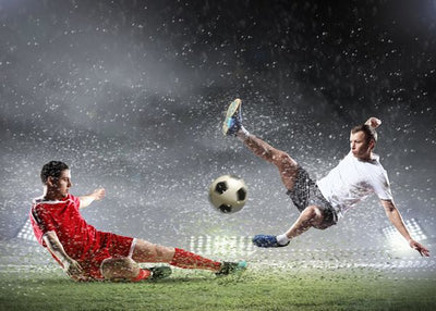 Fudbal fotografije ograci u crvenom i belom Default Title