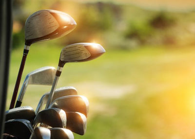 Golf fotografije torba za stapove i sunce Default Title