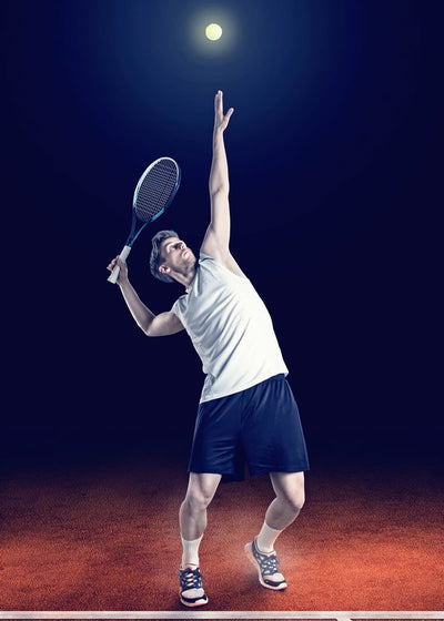 Tennis fotografije loptica iznad coveka Default Title