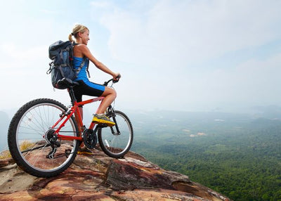 Mountain Biking devojka na vrhu Default Title
