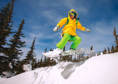 Snowboard zuto zeleni skafander Default Title