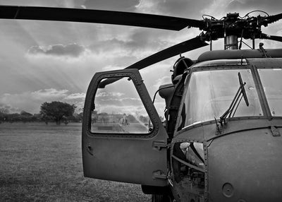 Helikopteri fotografije crno bela Default Title
