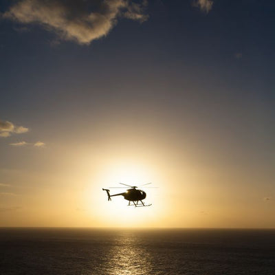 Helikopteri fotografije i sunce Default Title