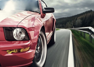 Automobili dekorativna umetnost roze boje kola Default Title