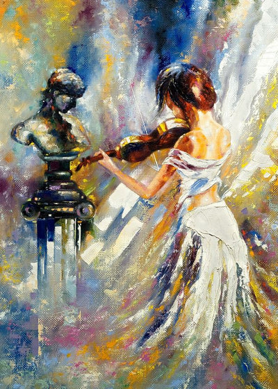 Devojka svira violinu Default Title